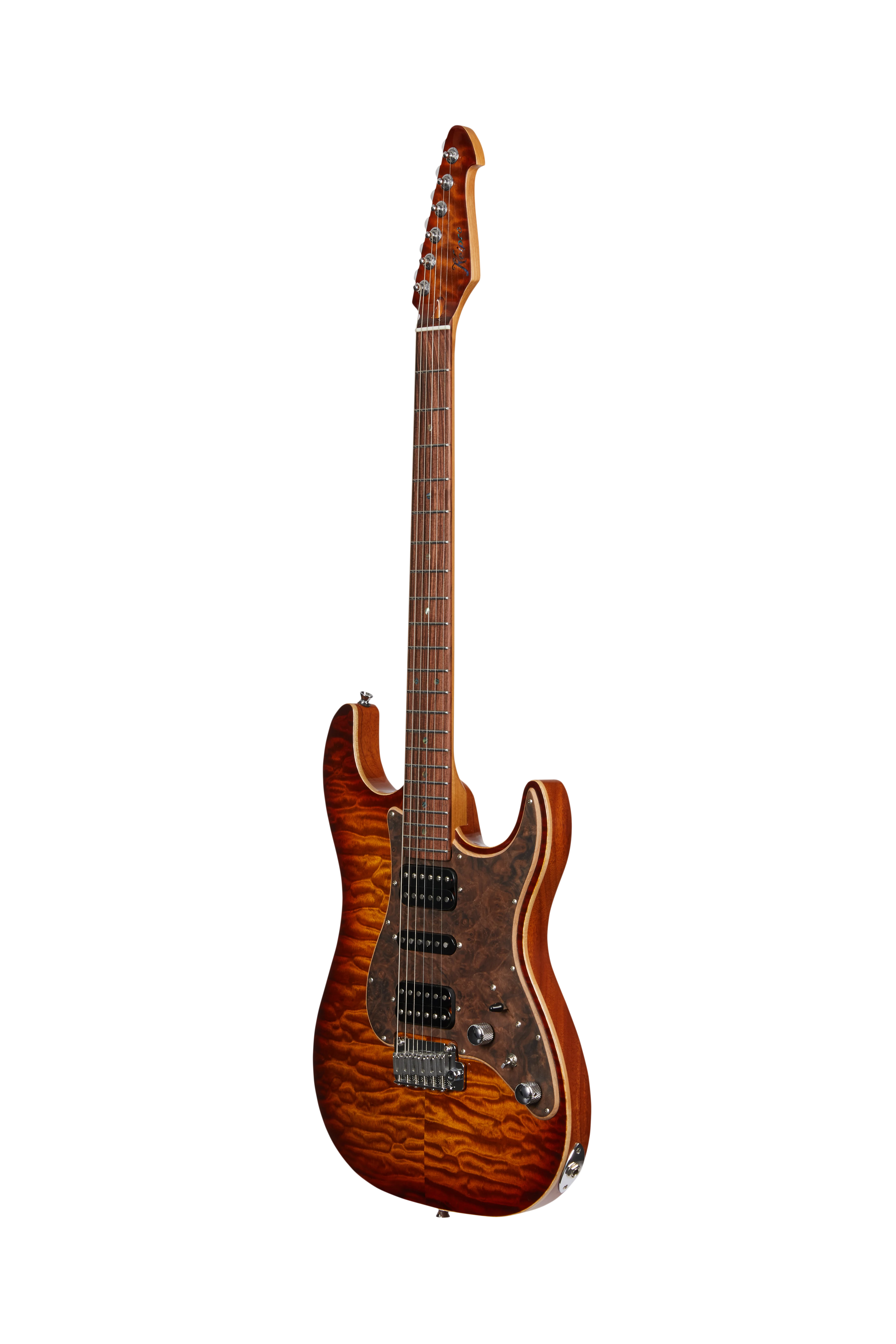KS-Deluxe Pro-Q Honey Burst Sunburst E-Gitarre